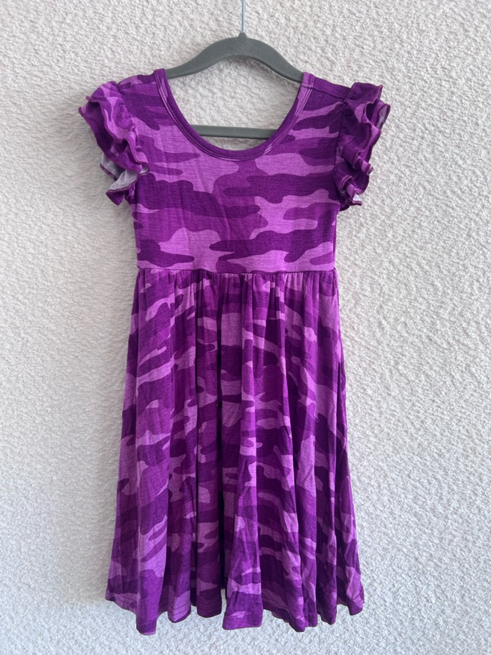 Play By Little Sleepies Toddler Berry Camo Twirl Bamboo Dress Size 4T